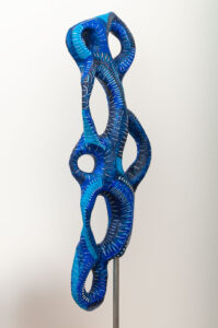 All Blues - Holzskulptur