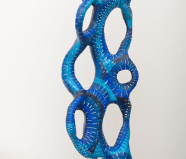 All Blues - Holzskulptur