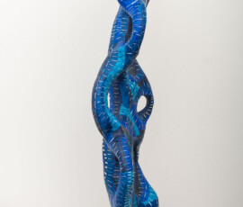 All Blues - Holzskulptur