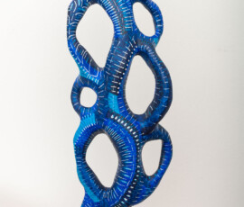 All Blues - Holzskulptur