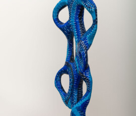 All Blues - Holzskulptur